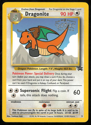 1999 Pokemon Movie Promo WoTC Dragonite 05/53 