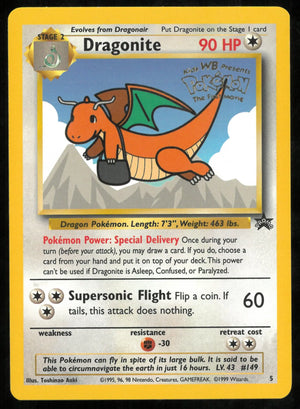1999 Pokemon Movie Promo WoTC Dragonite 05/53 
