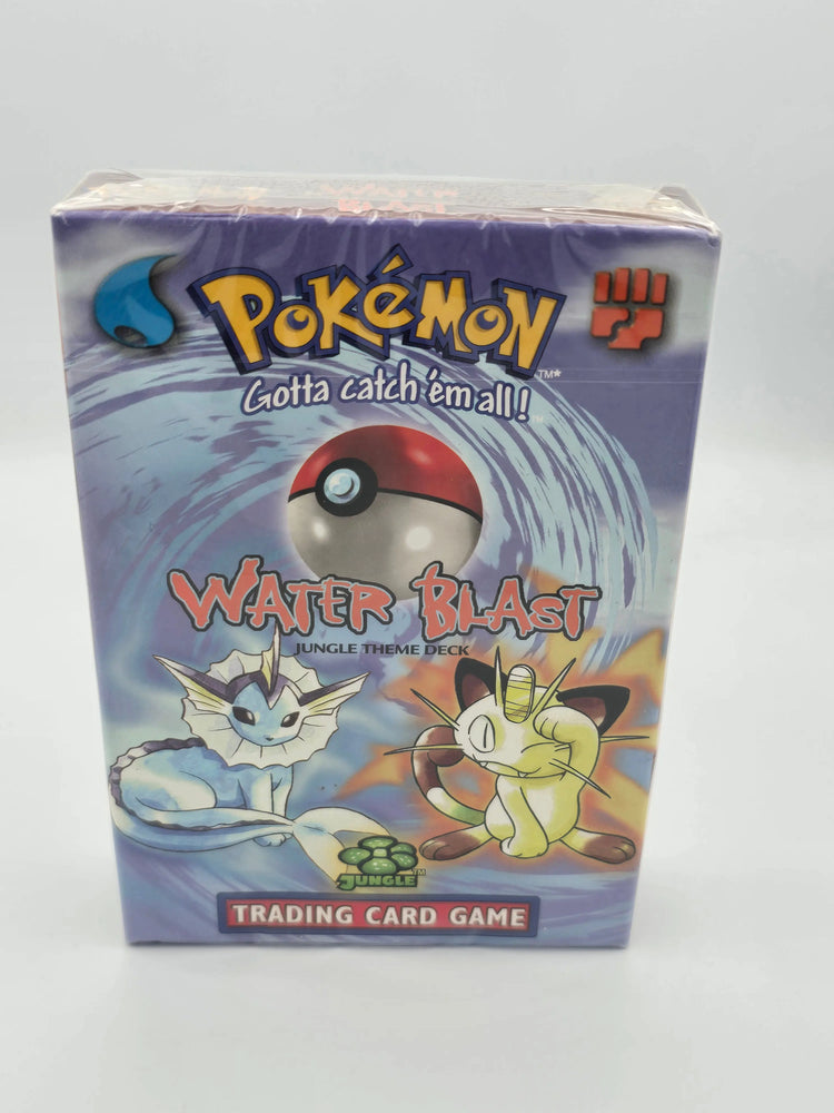 Sealed 1999 Pokemon TCG Water Blast Jungle Deck - Vintage Unopened Box Sealed 1999 Pokemon TCG Water Blast Jungle Deck - Vintage Unopened Box