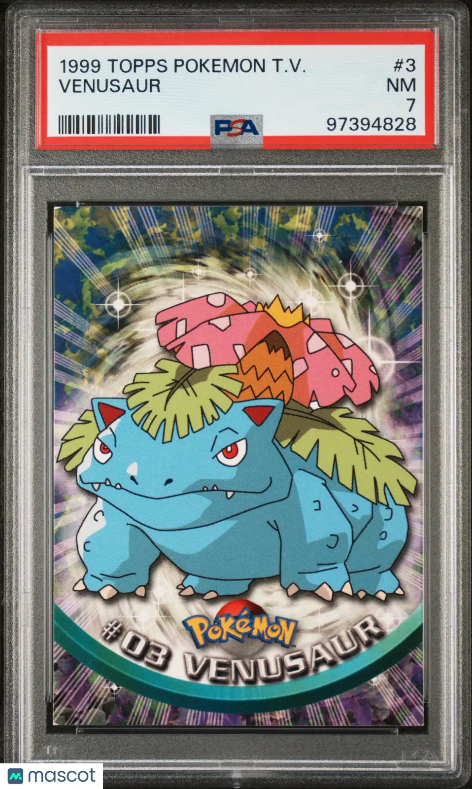1999 Topps Pokemon TV Venusaur PSA 7 #3 