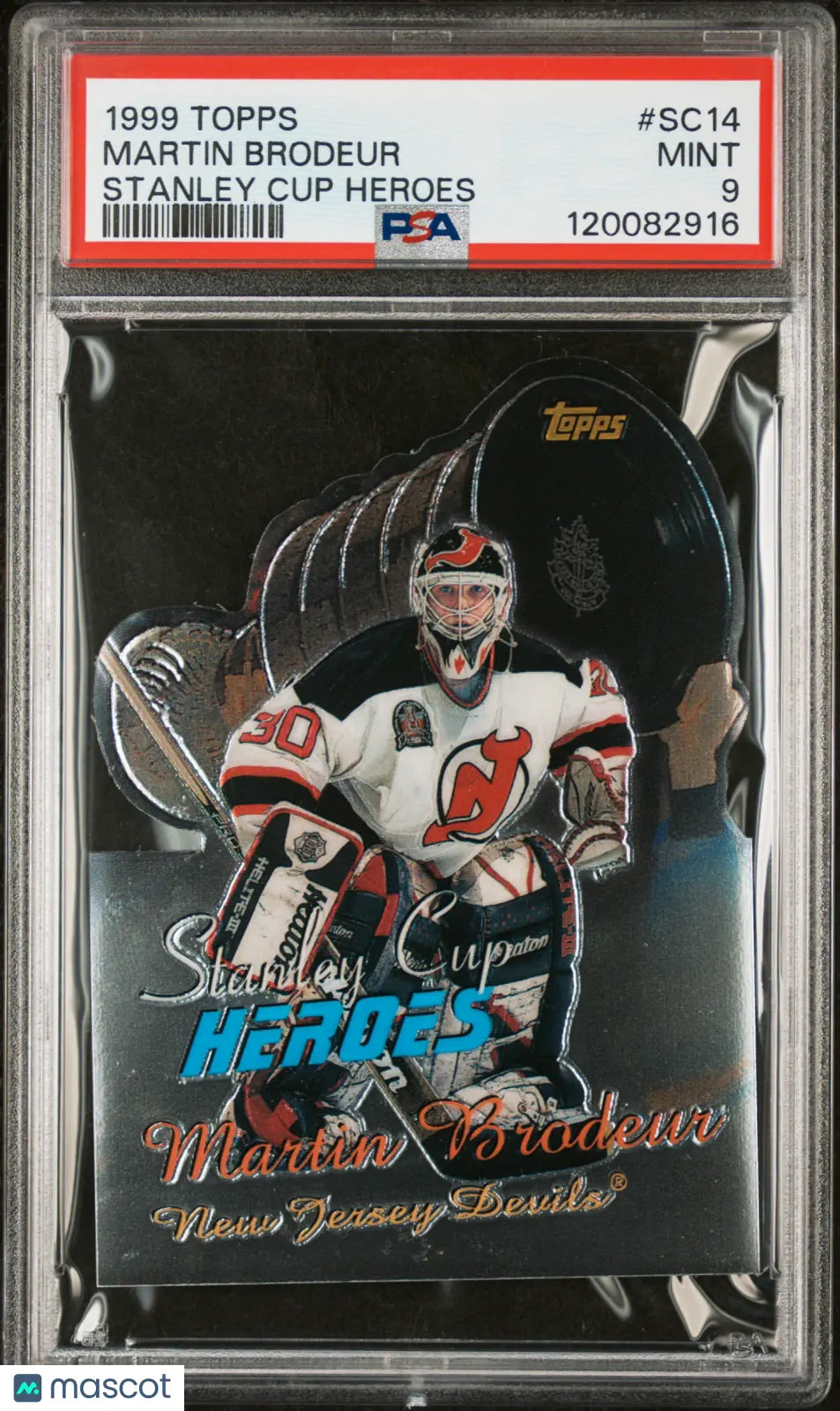 1999 Topps Stanley Cup Heroes Martin Brodeur #SC14 PSA 9 
