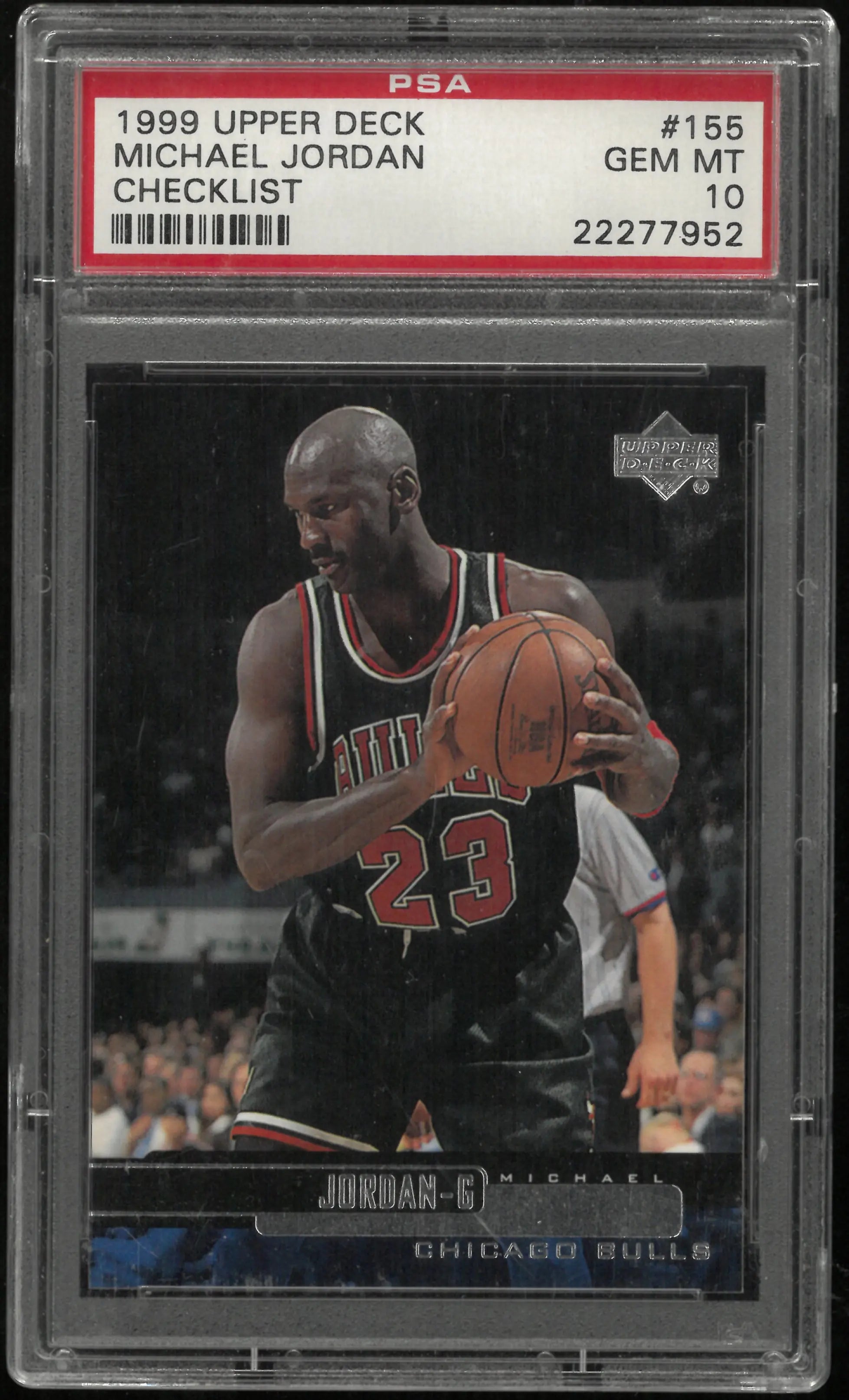 1999 Upper Deck Michael Jordan Set Checklist 2 PSA 10 