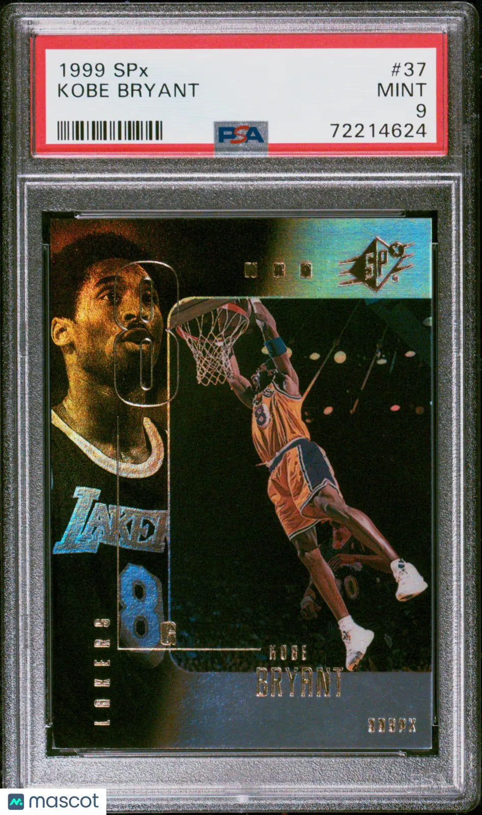 1999 Upper Deck SPx Kobe Bryant #37 PSA 9 