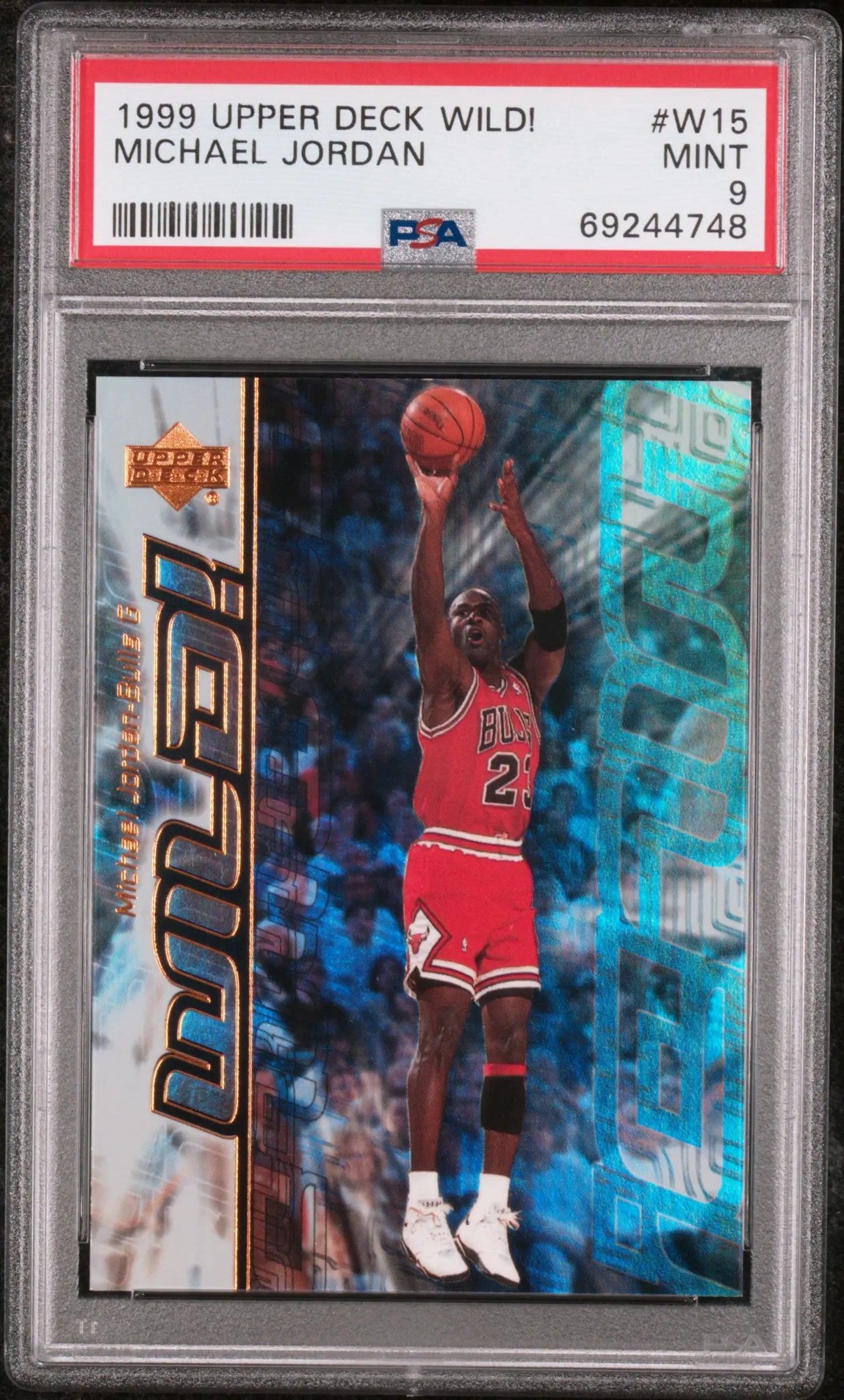 1999 Upper Deck Wild! Michael Jordan PSA 9 