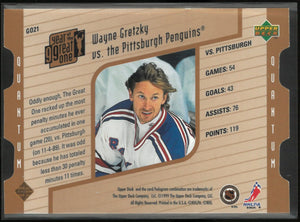 1999 Upper Deck Year Of The Ggreat One Wayne Gretzky 