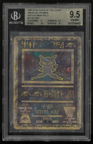 2000 Pokemon Ancient Mew Wizards Black Star Movie 2000 Promo BGS 9.5 