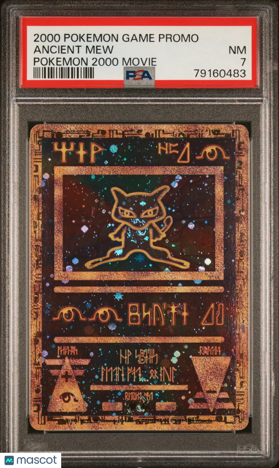 2000 Pokemon Game Movie Promo Ancient Mew Pokemon 2000 Movie PSA 7 