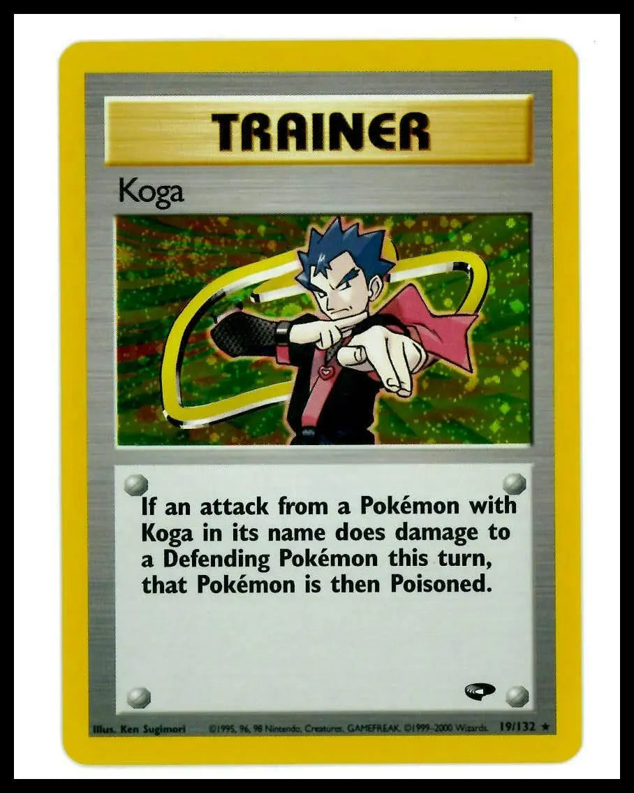 2000 Pokemon Gym Challenge Koga 019/132 