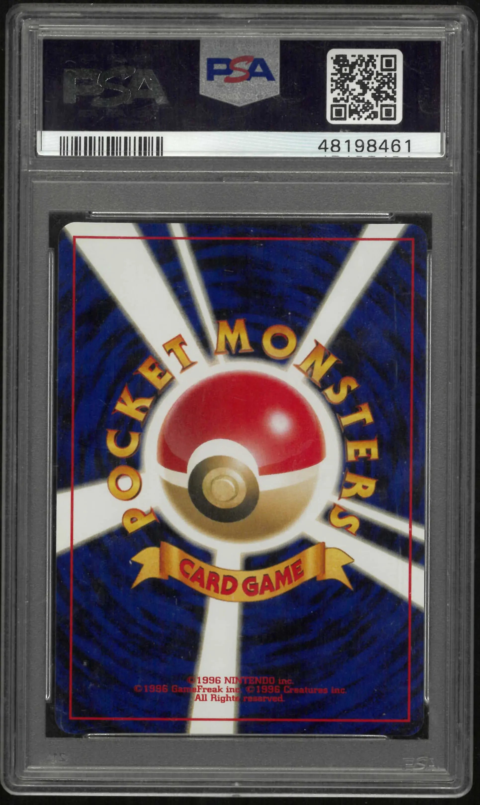 2000 Pokemon Japanese Neo 2 Promo #006 Charizard Promo Reverse Holo PSA 10 