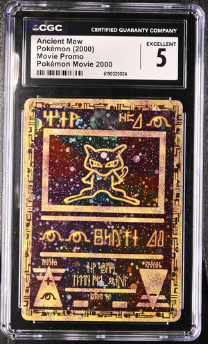 2000 Pokemon Movie Promo Ancient Mew CGC 5 