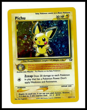 2000 Pokemon Neo Genesis Pichu 012/111 