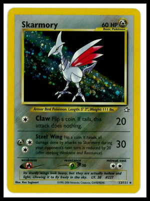 2000 Pokemon Neo Genesis Skarmory 013/111 Swirl 