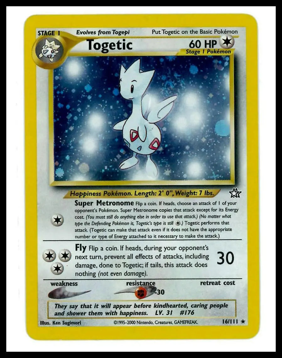2000 Pokemon Neo Genesis Togetic 016/111 LP 