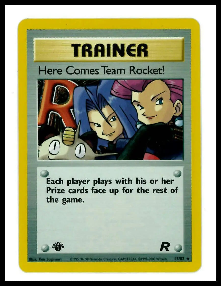 2000 Pokemon Team Rocket Here Comes Team Rocket! 15/82 