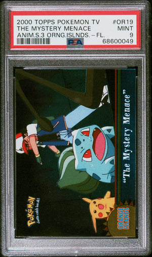 2000 Topps Pokemon Tv Animation Series 3 Orange Islands The Mystery Menace PSA 9 