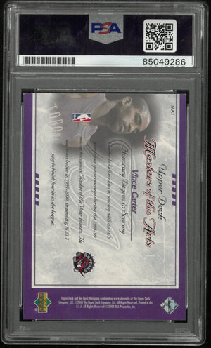 2000 Upper Deck Trading Card Auto Vince Carter PSA Auth Auto 