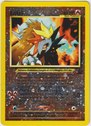 2001 Pokemon Entei WoTC Black Star Promo Reverse Holo 34 