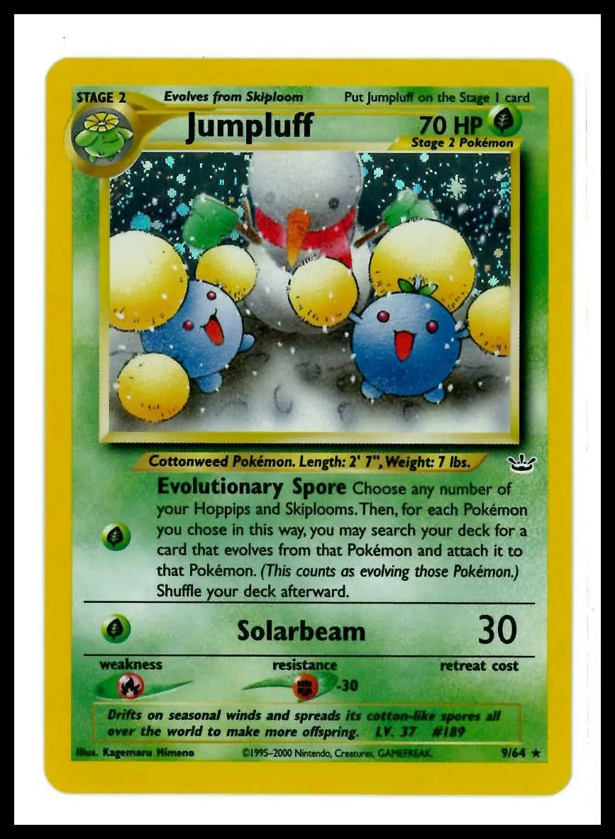 2001 Pokemon Neo Revelation Jumpluff 09/64 
