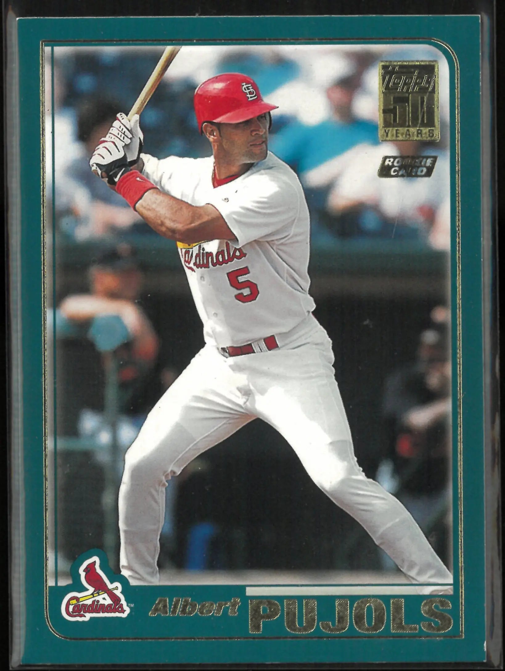 2001 Topps 50 Years Rookie Albert Pujols RC 