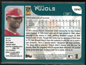 2001 Topps 50 Years Rookie Albert Pujols RC 