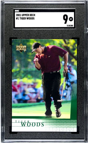 2001 Upper Deck Tiger Woods SGC 9 