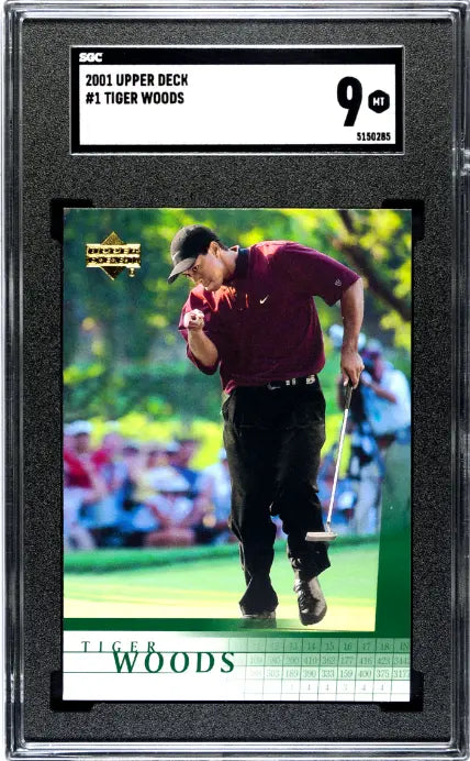 2001 Upper Deck Tiger Woods SGC 9 
