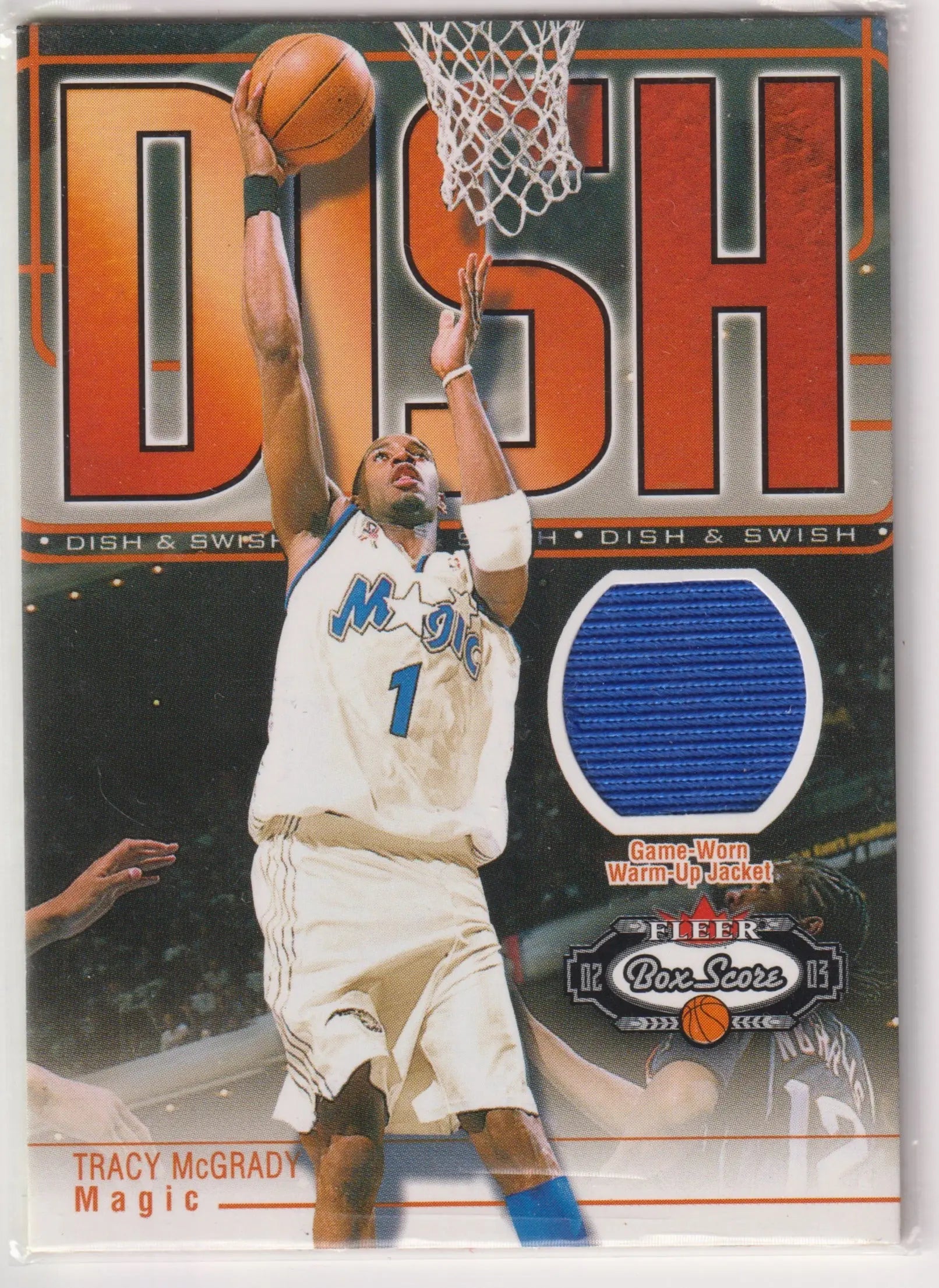 2002-03 Fleer DISH Patch Tracy McGrady 