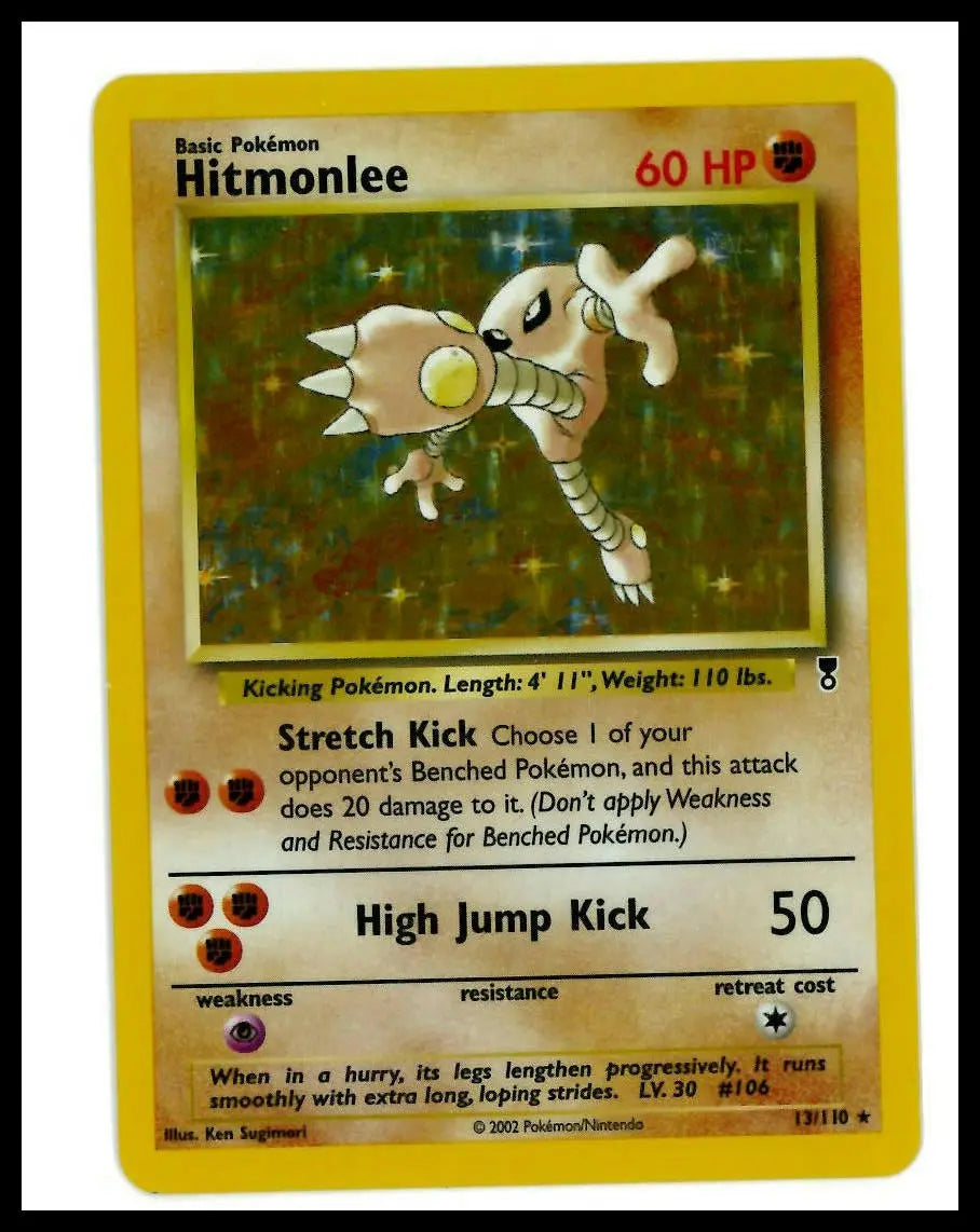 2002 Pokemon Fossil Hitmonlee 07/62 