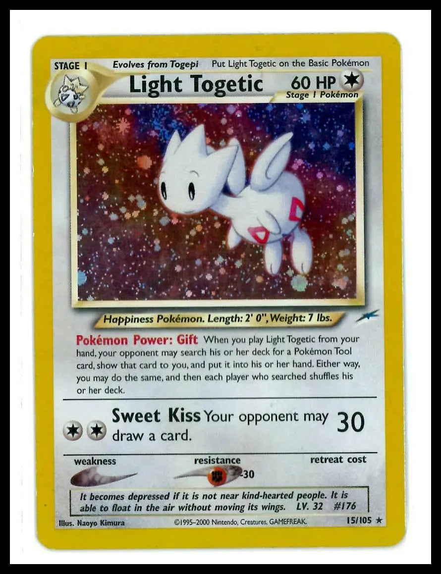 2002 Pokemon Neo Destiny Light Togetic 015/105 MP 