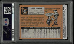 2002 Topps Archives Reserve Reggie Jackson Rookie 1969 REPRINT PSA 9 