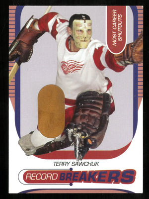 2003 In The Game Terry Sawchuk Game Worn Patch 