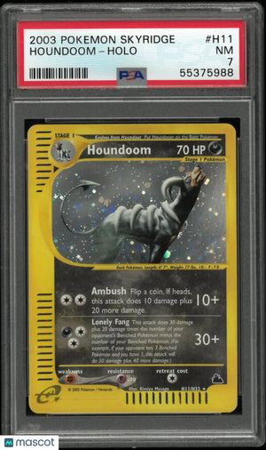 2003 Pokemon Skyridge Houndoom Holo H11/H32 PSA 7 