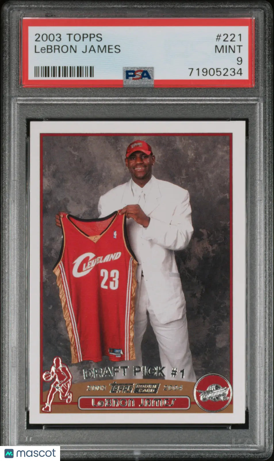 2003 Topps LeBron James #221 PSA 9 