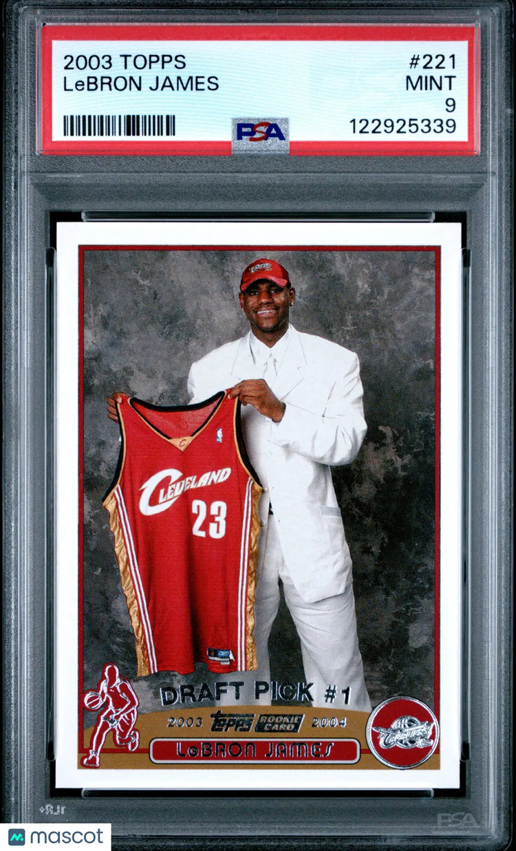 2003 Topps LeBron James #221 PSA 9 