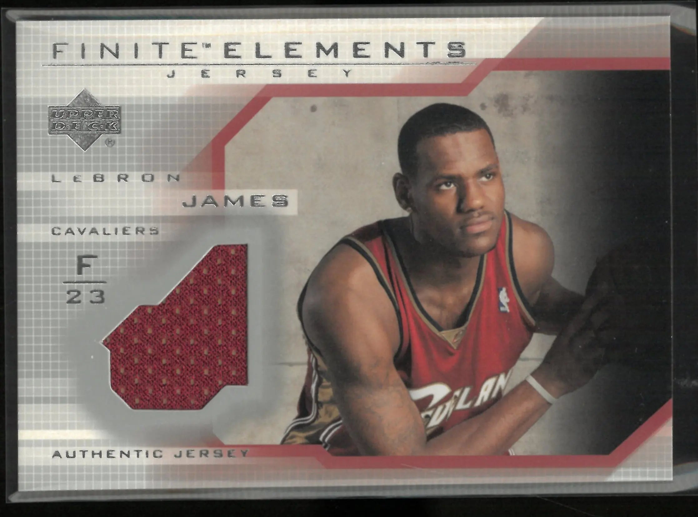 2003 Upper Deck Finite Elements Patch Rookie LeBron James 