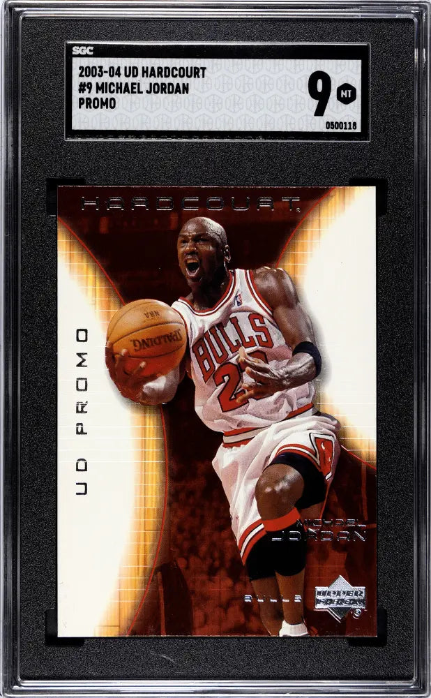 2003 Upper Deck Hardcourt Michael Jordan Promo SGC 9 