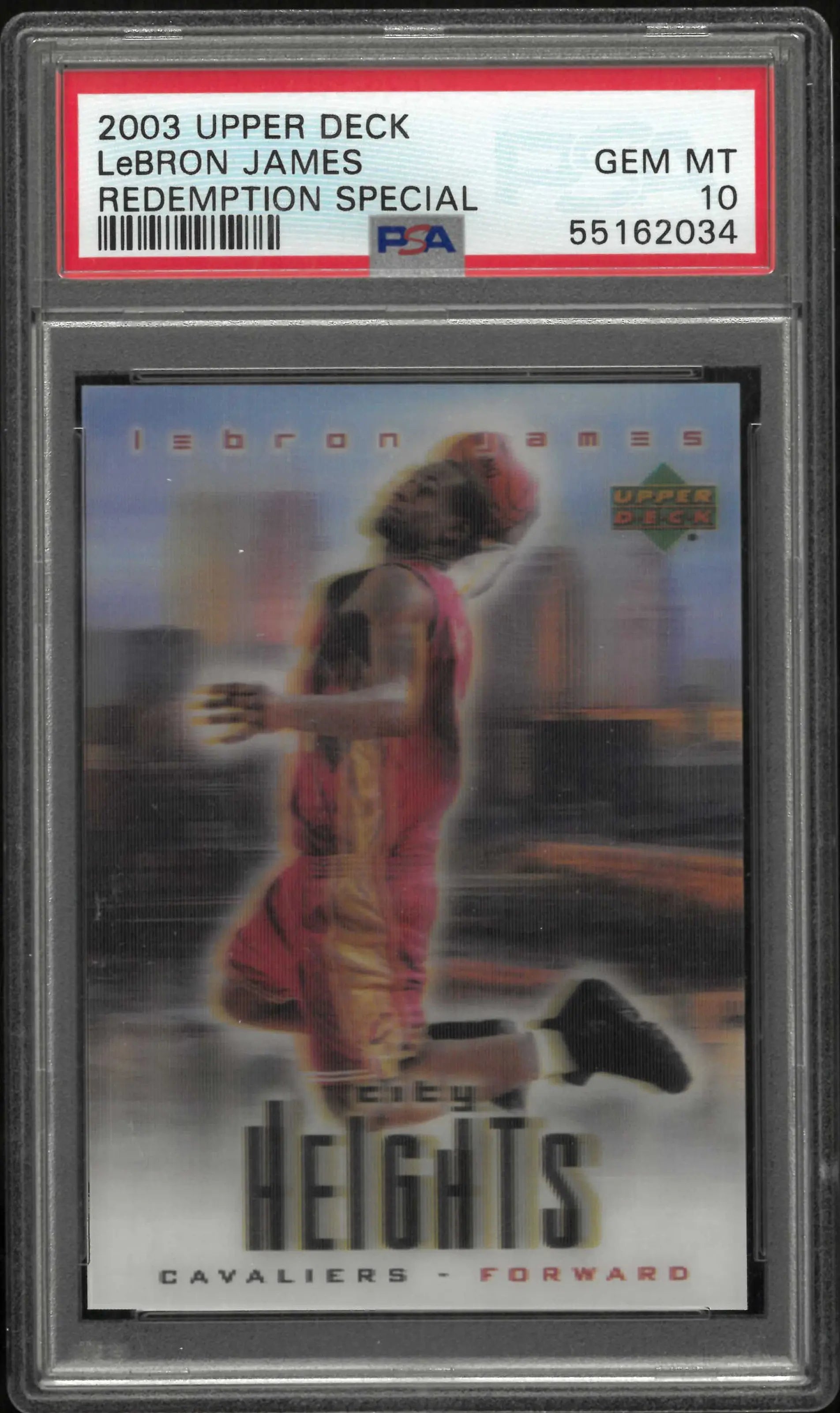 2003 Upper Deck Redemption Special Rookie Lebron James RC PSA 10 