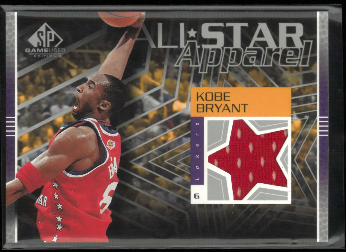 2003 Upper Deck SP Game Used All Star Apparel Patch Kobe Bryant 