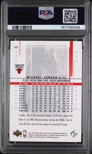 2003 Upper Deck Ultimate Collection Michael Jordan /500 PSA 10 