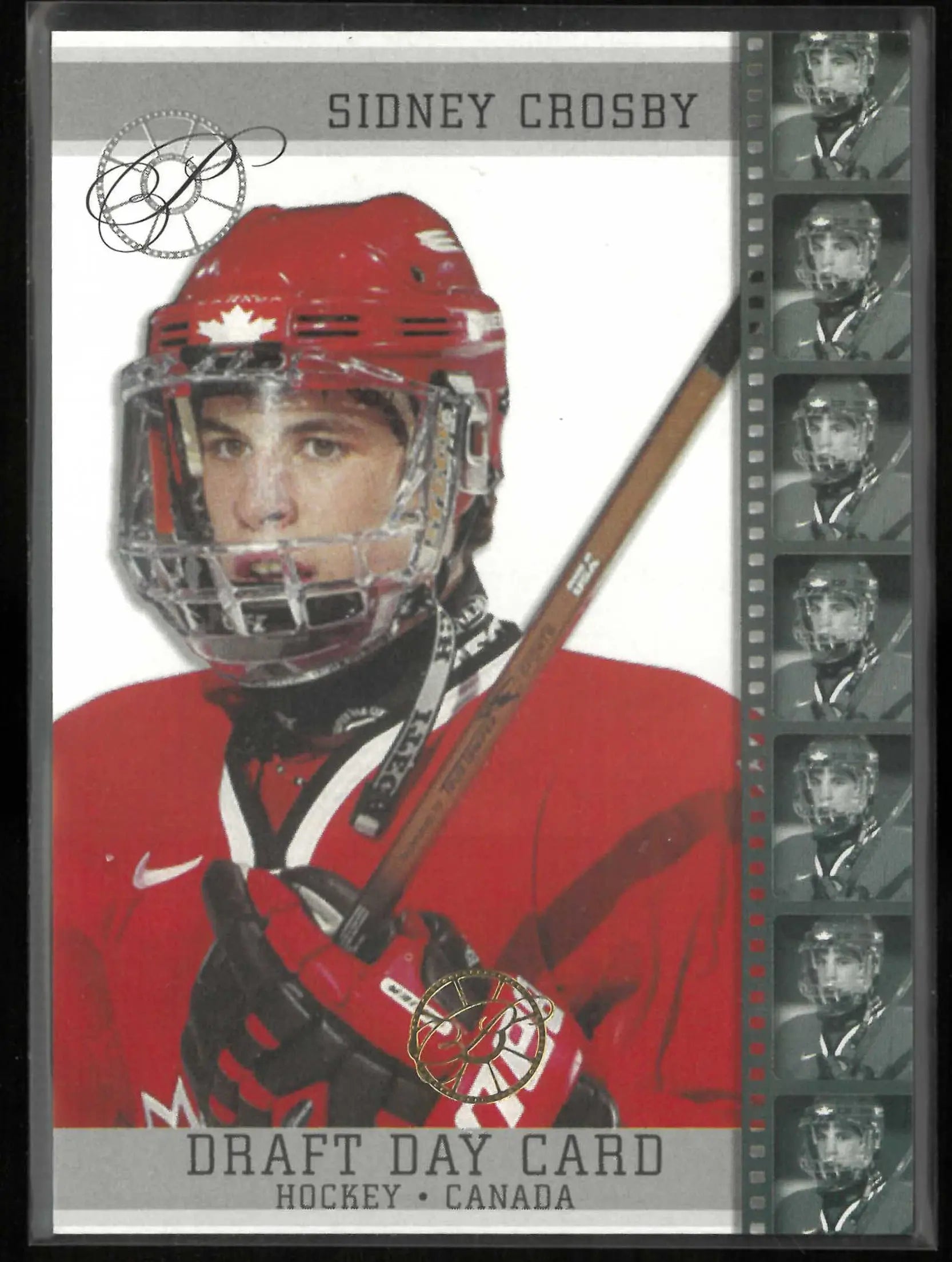 2004 Draft Day Hockey Card Sidney Crosby 