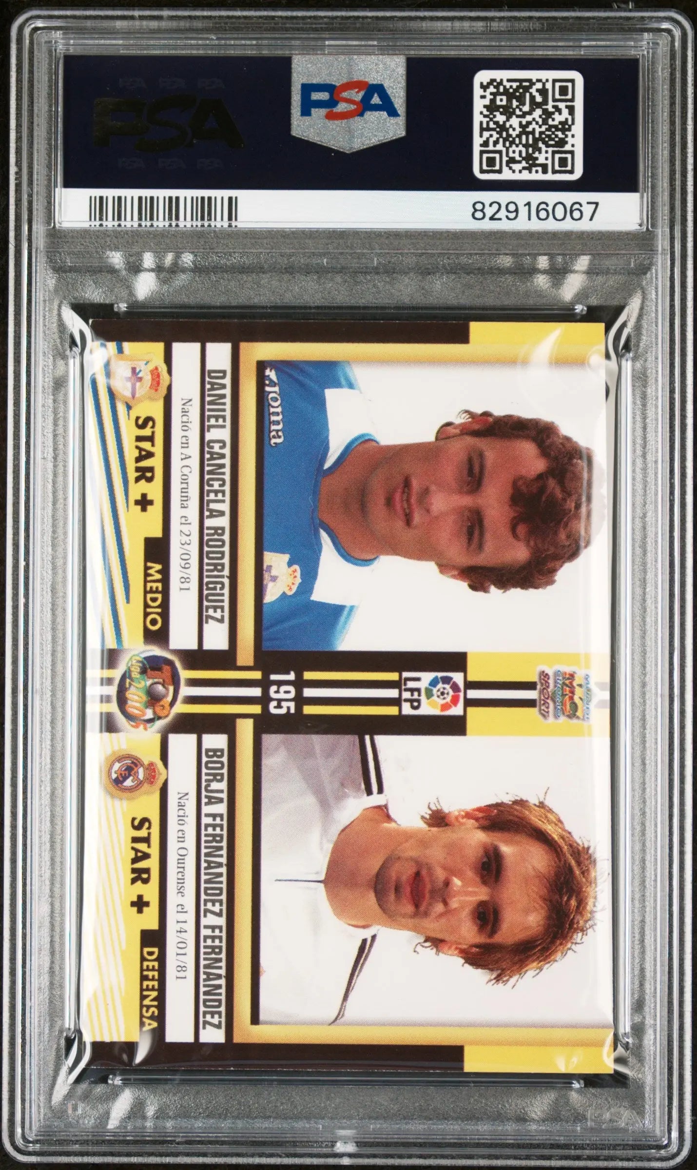 2004 Mundi Cromo Top Liga Fern. Rdrg Mssi Llmp #195 PSA 7 