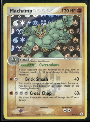 Buy 2004 Pokemon EX Hidden Legends Machamp Card