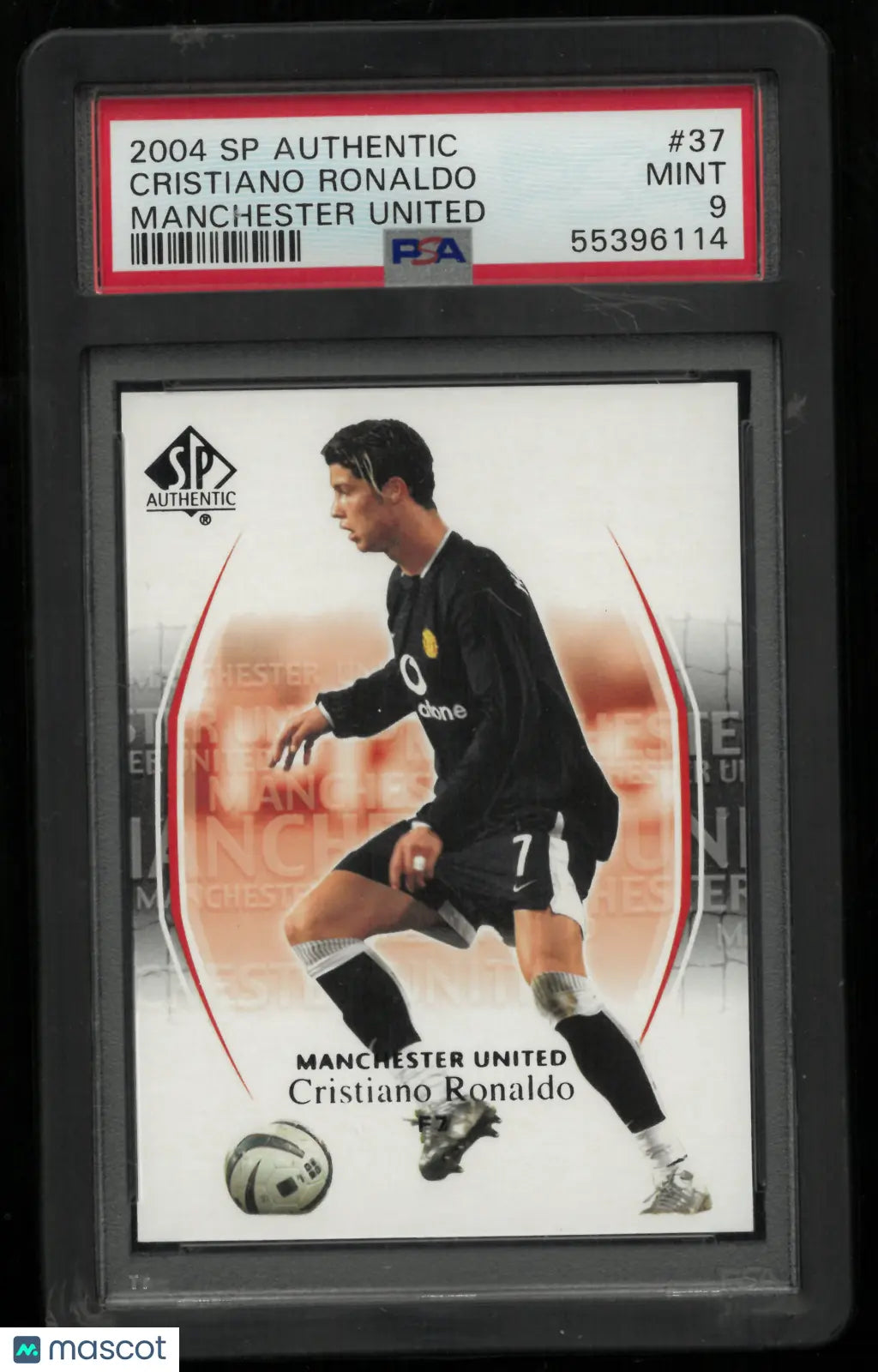 2004 SP Authentic Manchester United Cristiano Ronaldo #37 PSA 9 