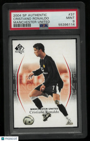 2004 SP Authentic Manchester United Cristiano Ronaldo #37 PSA 9 
