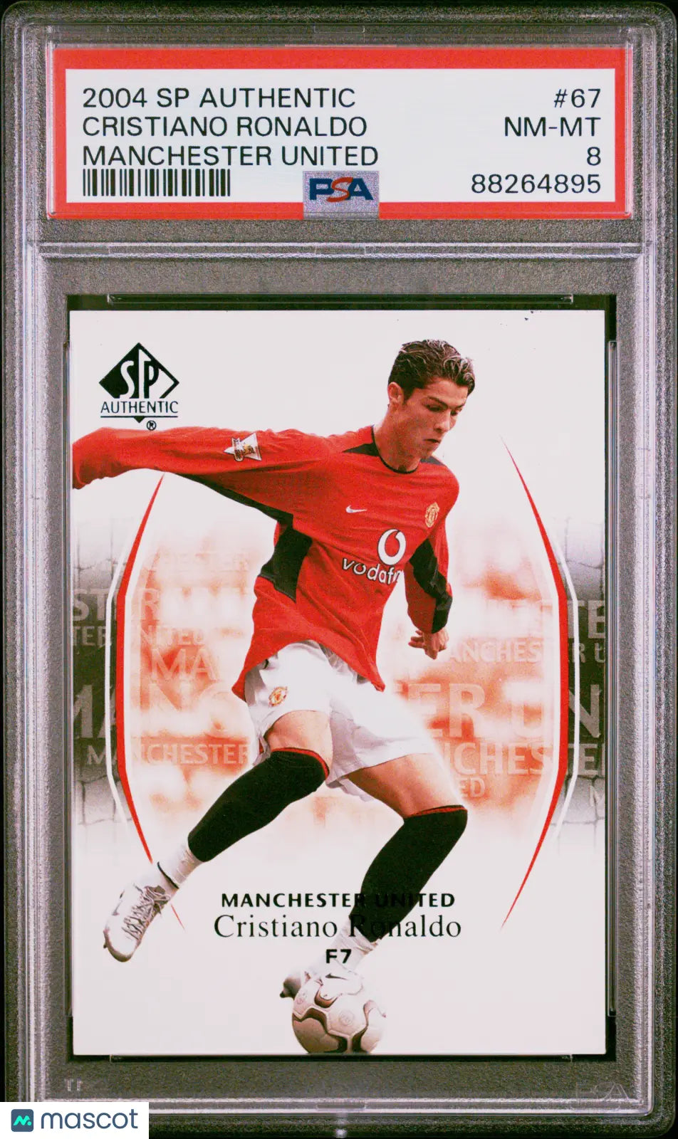 2004 SP Authentic Manchester United Cristiano Ronaldo #67 PSA 8 