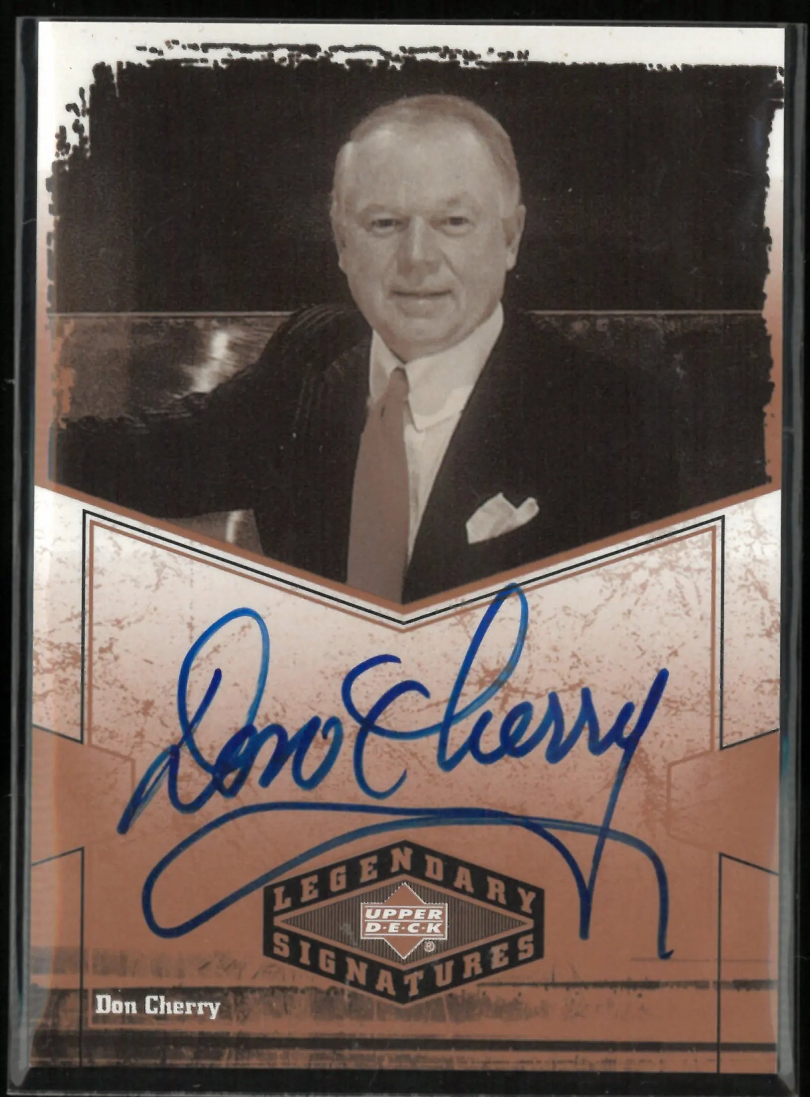 2004 Upper Deck Legendary Signatures Autograph Don Cherry Auto 