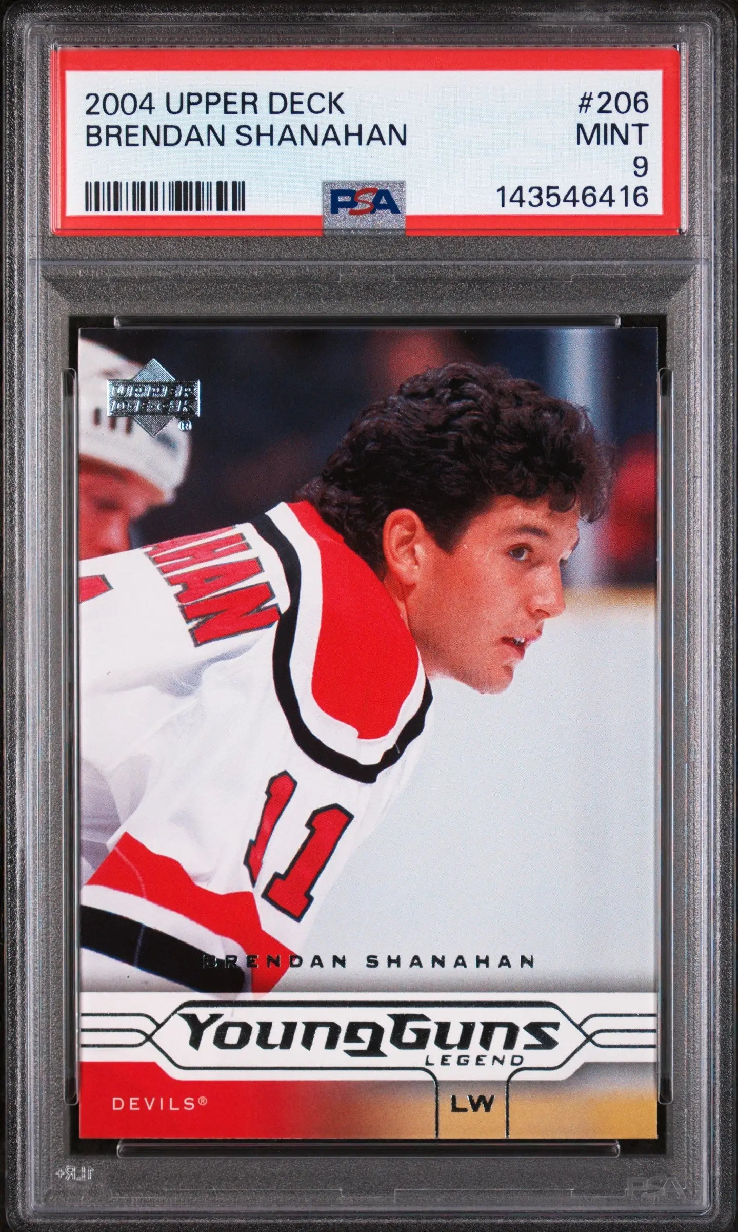 2004 Upper Deck Young Guns Legend Brendan Shanahan  PSA 9 