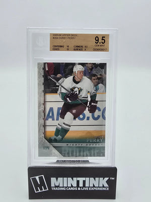 2005-06 Upper Deck Hockey Corey Perry Young Guns BGS 9.5 