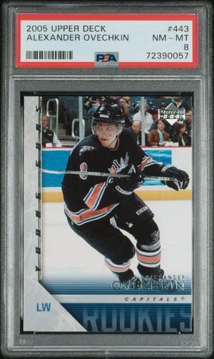 2005/06 Upper Deck Series 2 Young Guns Rookie Alexander Ovechkin RC PSA 8 
