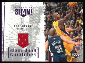 2005-06 Upper Deck Slam Dunk Swatches Patch Kobe Bryant 